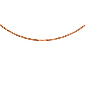 9ct Rose Gold 20 inch Curb Chain